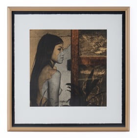 LUC JANSSENS (20thc) "NO SMOKING IN BATHROOM"