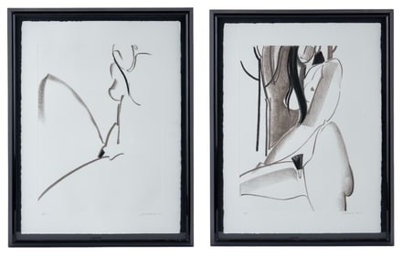 LUC JANSSENS (20thc) TWO WORKS