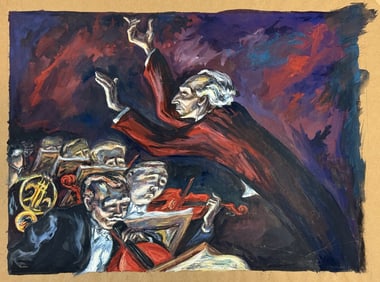 MERVIN JULES (1912-1994) "THE CONDUCTOR"