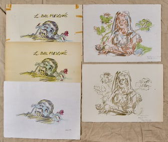 OSKAR KOKOSCHKA (1886-1980) 1967 BAL MASQUE