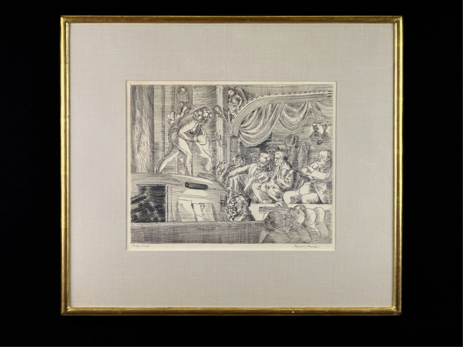 REGINALD MARSH (1898-1954) "PEOPLES FOLLIES" (1 of 9)