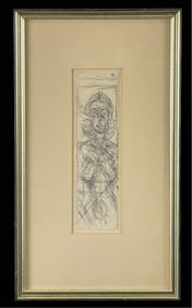 ALBERTO GIACOMETTI (1901-1966) "ANNETTE DE FACE"