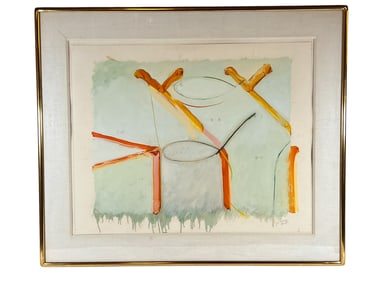 (20th c) AMERICAN ABSTRACT SIGNED THORNTON