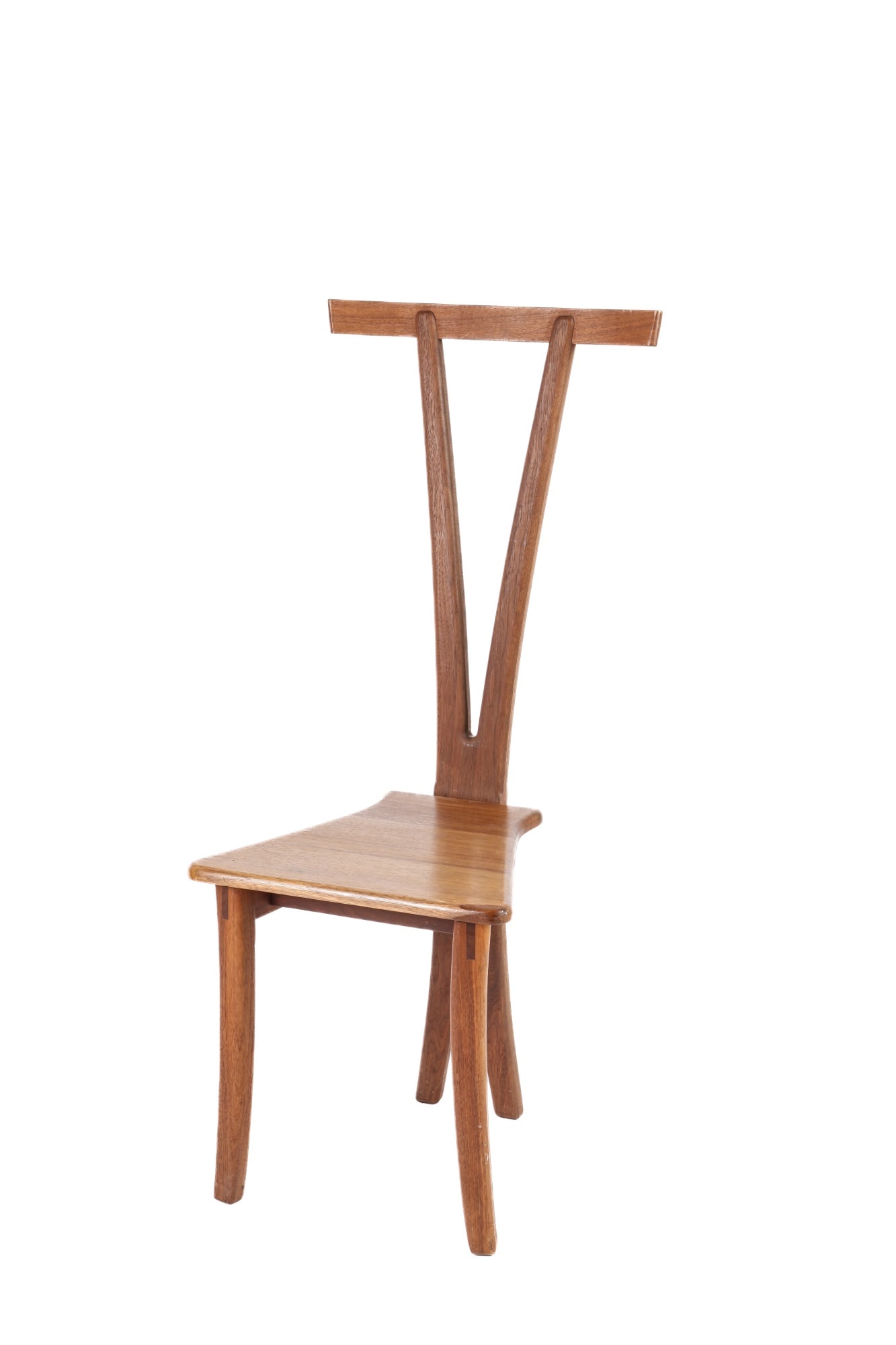 IMPORTANT DESIGNER MID CENTURY TEAK VALET CHAIR (1 of 9)