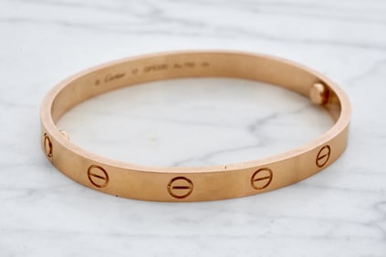 CARTIER 18K GOLD "LOVE" BRACELET