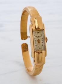 18K GOLD BAUM & MERCER LADIES WRISTWATCH