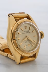 18K GOLD 1961 ROLEX LADIES OYSTER PERPETUAL WATCH