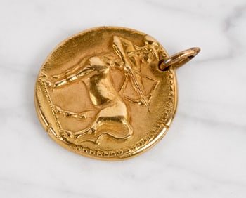 18K GOLD VAN CLEEF & ARPELS ZODIAQUE PENDANT