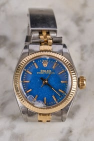 ROLEX PERPETUAL OYSTER (2) TONED WRIST WATCH