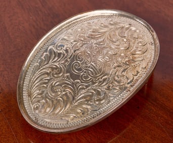 TIFFANY & CO STERLING SILVER BELT BUCKLE