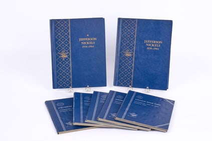 (7) WHITMAN COIN FOLDERS of CENTS and NICKELS