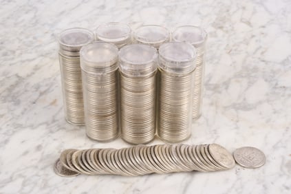 (8) ROLLS of (PRE-1965) WASHINGTON QUARTERS