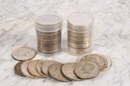 (53) KENNEDY HALF DOLLARS 1965-1969