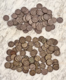 GROUPING OF U.S. BUFFALO AND WAR NICKELS