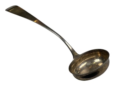COIN SILVER LADLE ATTRIBUTED to JOSEPH LORING