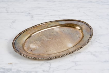 CARTIER STERLING SILVER BREAD DISH