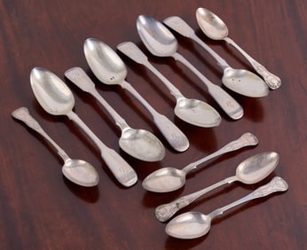 (2) SETS SCOTTISH STERLING SILVER SPOONS