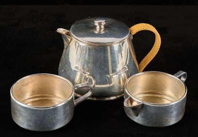 BERNARD RICE'S SONS (3) PIECE STACKING TEA SET