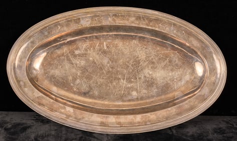 STERLING SILVER TRAY by PIERRE QUEILLE of FRANCE