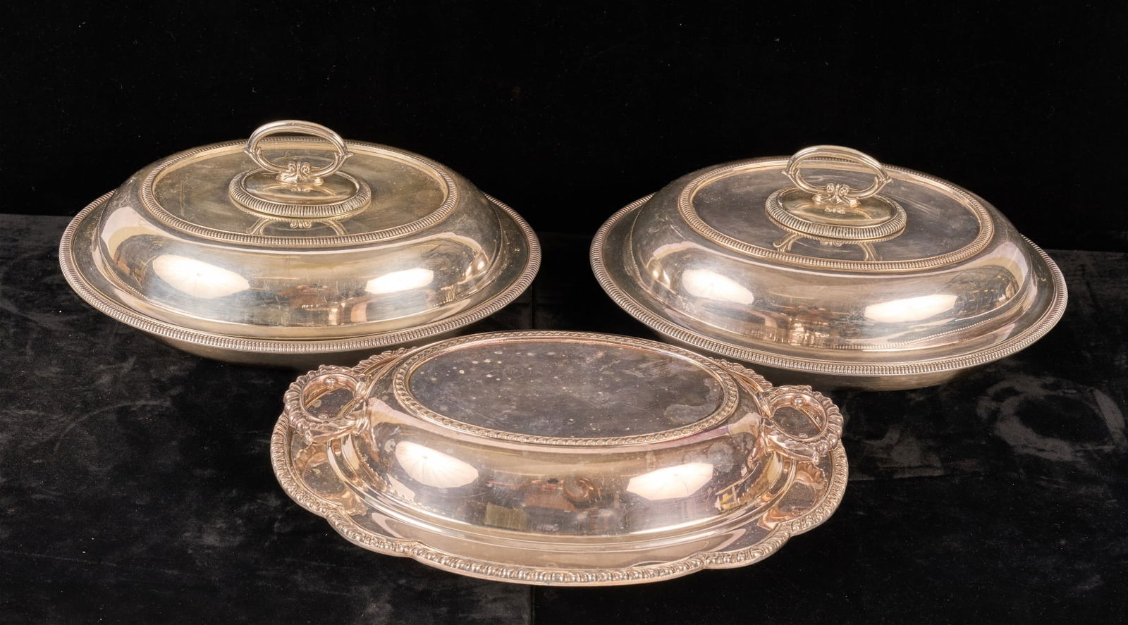 PAIR of HARRISON FISHER SERVING DISHES & a THIRD (1 of 15)