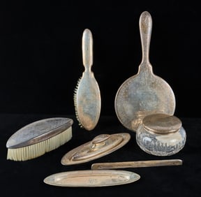 STERLING SILVER VANITY SET