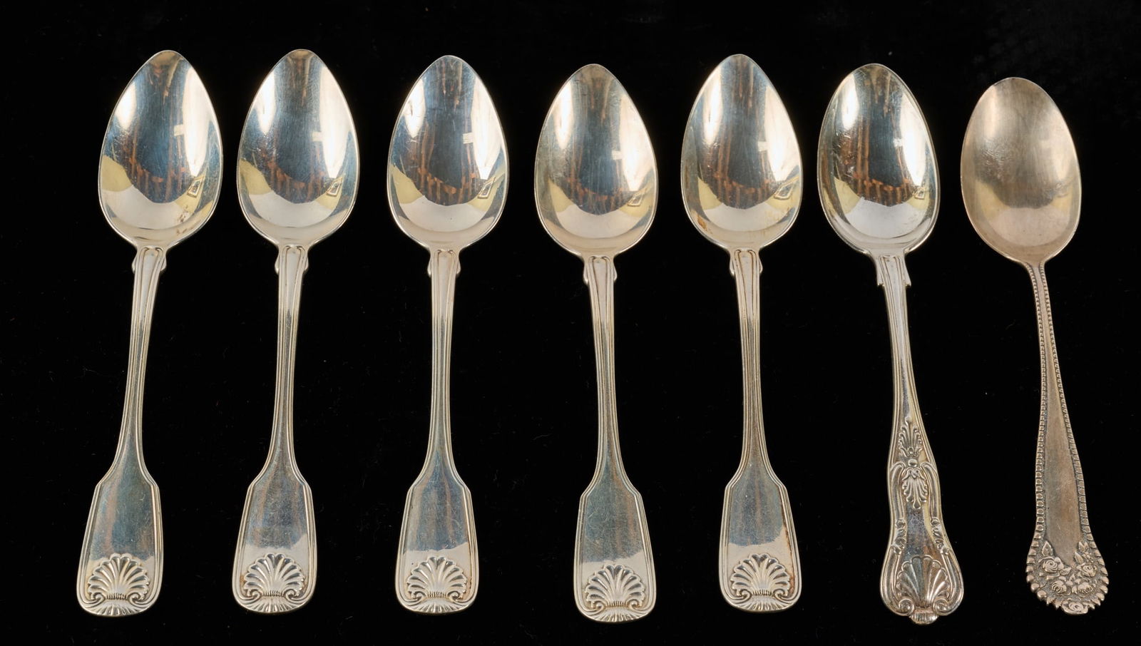 (5) DOMINICK & HAFF STERLING TEASPOONS &(2) GORHAM (1 of 9)
