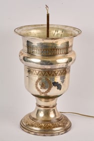 (19th c) SILVER over COPPER "CHAMPAGNE" URN