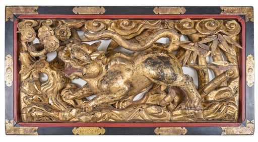 CHINESE ARCHITECTURAL PAGODA FRAGMENT