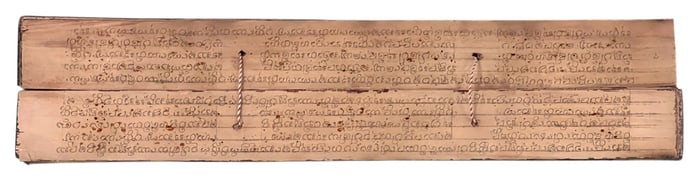 (18th/19thc) BURMESE BUDDHIST PALM LEAF MANUSCRIPT