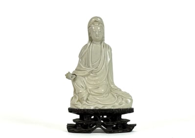 CHINESE BLANC DE CHINE GUANYIN FIGURE