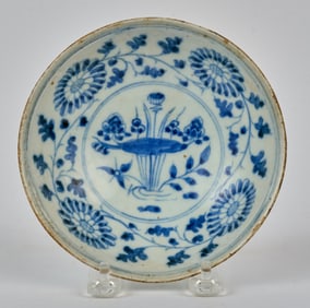 (19th c) HAND PAINTED CHINESE PORCELAIN BOWL