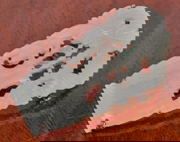 CHINESE WHITE JADE PLAQUE