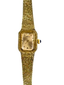 14K GOLD LADIES ANGELUS WRIST WATCH