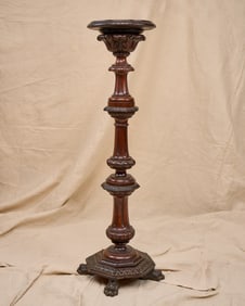GIOVANNI BACCI CARVED VICTORIAN WALNUT FERNIER