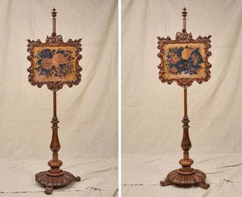 CARVED ROSEWOOD THEOREM POLE SCREENS