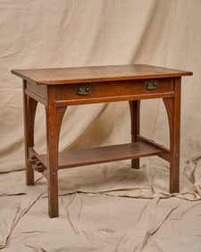 L & G STICKLEY MISSION OAK WRITING DESK