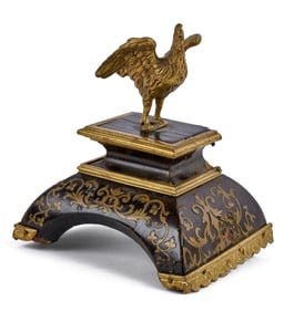 (18th c) BOULLE TOP to a BRACKET CLOCK