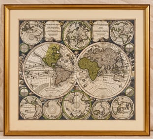 MATTHAEUS SEUTTERI DIVERIS GLOBI TERR-AQUEI MAP