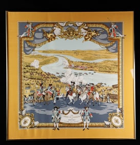 T328_"LES ARMEES DES CAMPAGNE" HERMES SCARF