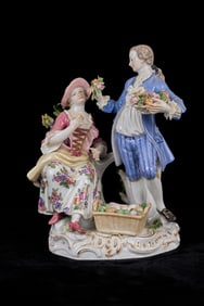 MEISSEN FIGURAL GROUP / THE COURTSHIP