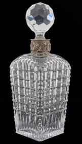 (19th c) PORTUGUESE CRYSTAL DECANTER