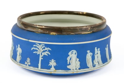 WEDGWOOD COBALT BLUE JASPERWARE FRUIT BOWL