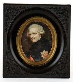 (18th c) PORTRAIT of a EUROPEAN GENTLEMAN