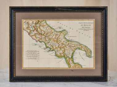 1780 MAP of NORTHERN KINGDOM of NAPLES