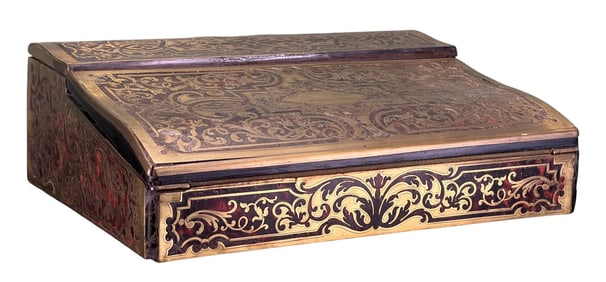 (19th c) BOULLE LAP DESK