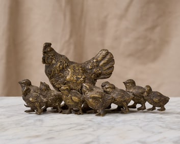 AUSTRIAN BRONZE FIGURE GROUP