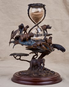 BRONZE GUARDIANS OF THE WORLD HOURGLASS by S. LORD