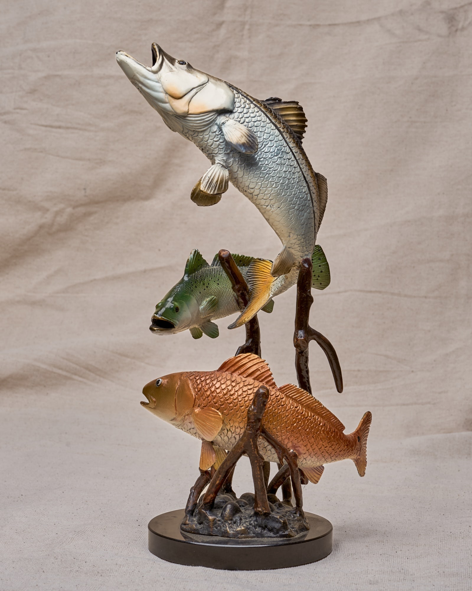 TEAM SPI PAINTED BRASS FIGURE GROUP (1 of 9)