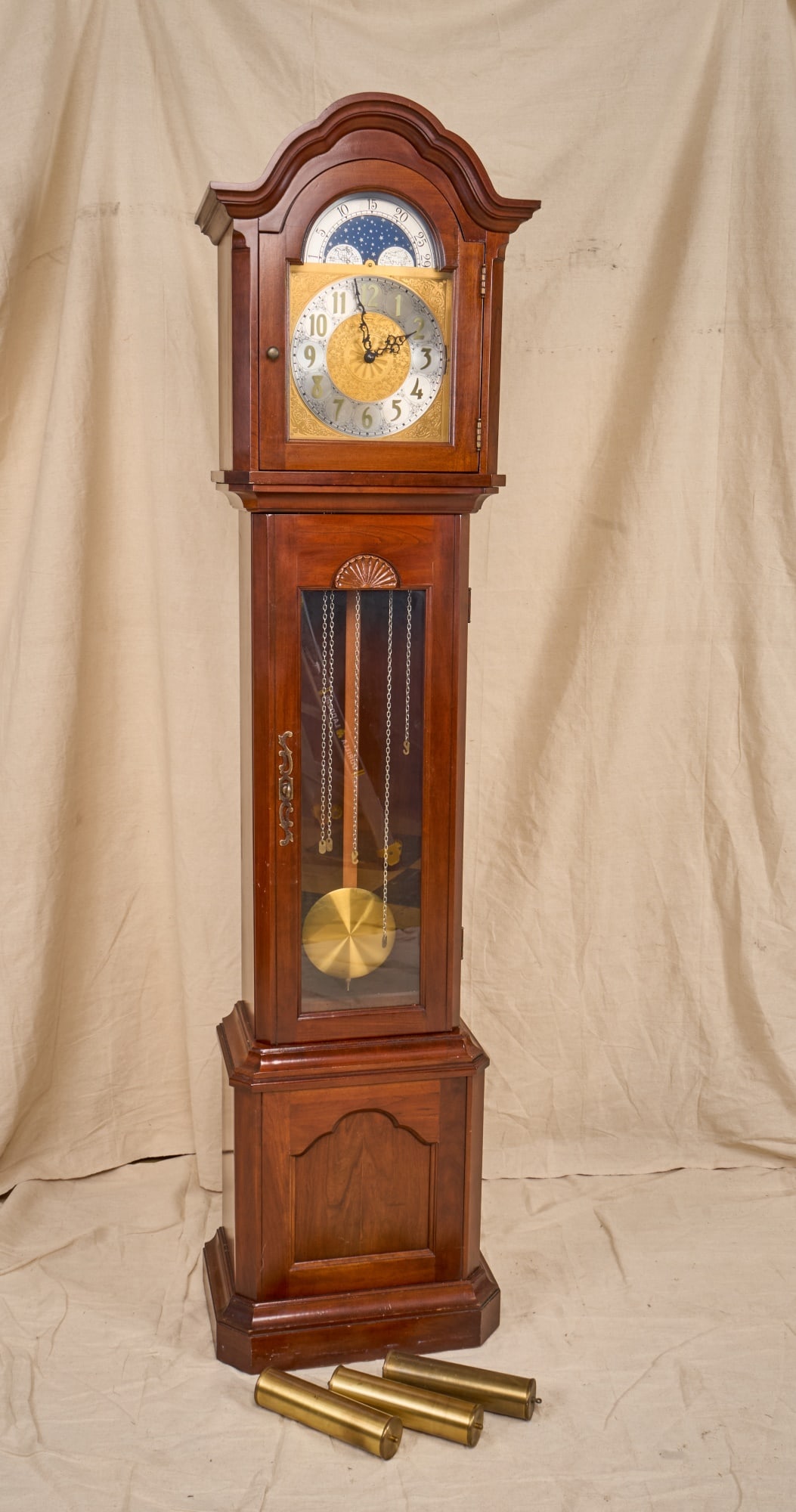FINE QUALITY RIDGEWAY MAHOGANY TALL CASE CLOCK (1 of 13)