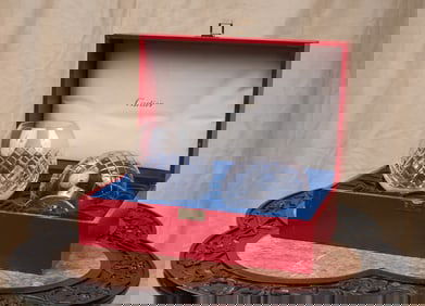 PAIR OF CARTIER BRANDY SNIFTERS